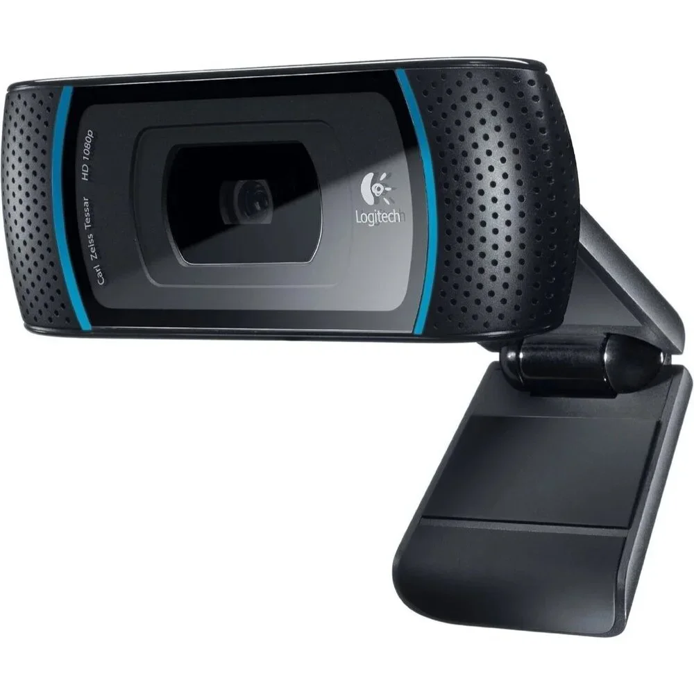 Logitech C910 Black Webcam HD Pro 1080p with Logitech Vid HD